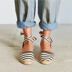 Soludos Striped Espadrilles Size 8